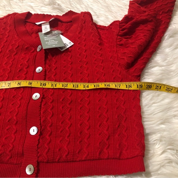 H&M puffed sleeve sweater medium - Picture 5 of 9
